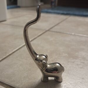 Silver Elephant Figurine